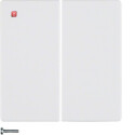 BER85142129 / Taste 2fach Q.1/Q.3 polarweiß samt /...