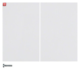 BER85142179 / Taste 2fach K.1 polarweiß glänzend / EAN 4011334368656