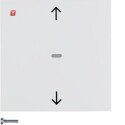 BER85241189 / Jalousie-Taste S.1/B.3/B.7 polarweiß...