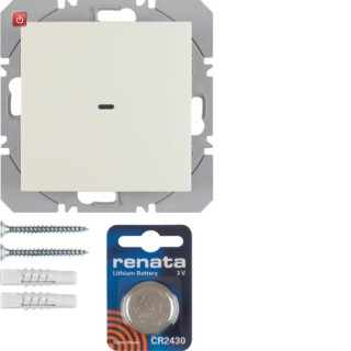 BER85655282 / KNX-Funk Wa.se 1f fl ql S.1 weiß / EAN 4011334370345