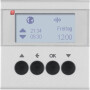 BER85745183 / KNX-Funk Jalou-Uhr quickl B.7 alu matt / EAN 4011334375319