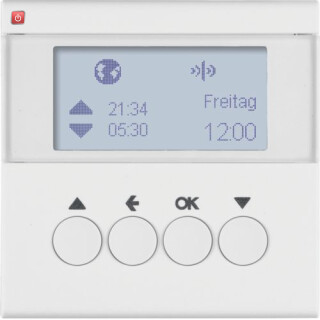 BER85745188 / KNX-Funk Jalou-Uhr quickl S.1/B.3/B.7 pw / EAN 4011334375265