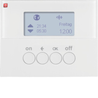 BER85745279 / KNX-Funk Zeitsch.uhr quickl K.1 pw / EAN 4011334375494
