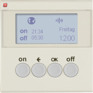 BER85745282 / KNX-Funk Zeitsch.uhr quickl S.1 weiß / EAN 4011334375272