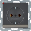 BER47506086 / Steckdose SCHUKO m BF Q.1/Q.3 anthr samt /...