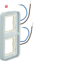 BER13393513 / Rahmen 2fach senk blau bel.b 230V AP W.1 /...