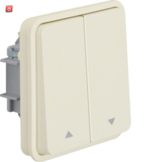 BER30653512 / Jalousie-Serienschalter 2f Pfeile W.1 pw / EAN 4011334390305