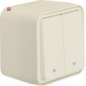 BER30753522 / Jalousie-Serienschalter Pfeile AP W.1 pw /...