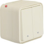 BER30753522 / Jalousie-Serienschalter Pfeile AP W.1 pw / EAN 4011334391203