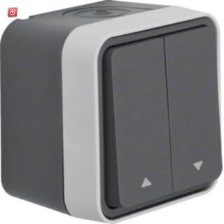 BER30753525 / Jalousie-Serienschalter Pfeile AP W.1 gr / EAN4011334391197
