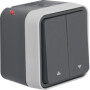 BER30753525 / Jalousie-Serienschalter Pfeile AP W.1 gr / EAN4011334391197