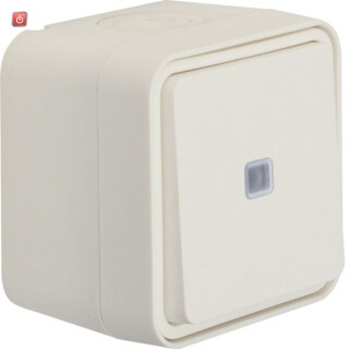 BER31763502 / Kontroll-Wechselschalter AP W.1 pw / EAN 4011334394938
