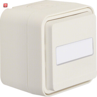 BER47413512 / Steckdose SCHUKO m KD u BF AP W.1 pw / EAN 4011334404347