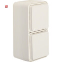 BER47703522 / Steckdose SCHUKO 2f senk. Klappd. W.1 pw /...
