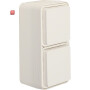 BER47703522 / Steckdose SCHUKO 2f senk. Klappd. W.1 pw / EAN 4011334404323