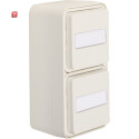 BER47703532 / Steckd. SCHUKO 2f senk. Klappd BS W.1 pw /...