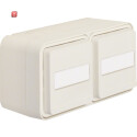 BER47753532 / Steckd. SCHUKO 2f waag. Klappd BF W.1 pw /...