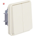 BER50423512 / Serientaster-Einsatz Wippe 2f 2S W.1 pw /...