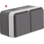 BER47843515 / Steckd. SCHUKO 2f waag 2 SCHIEBER WP gra / EAN 4011334404279