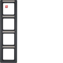 BER10146016 / Rahmen 4fach mit BF Q.1 anthrazit samt /...