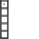 BER10156016 / Rahmen 5fach mit BF Q.1 anthrazit samt /...