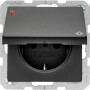 BER47516066 / Steckdose SCHUKO m KD Q.1/Q.3 anthr samt / EAN 4011334380481