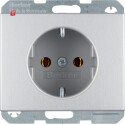 BER47157003 / Steckdose Schuko K.5 Alu / EAN 4011334378426