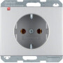 BER47157003 / Steckdose Schuko K.5 Alu / EAN 4011334378426