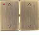 BERMAN0105417 / Wippen m Aufdruck Pfeile K.5 Messing /...