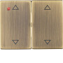 BERMAN0105417 / Wippen m Aufdruck Pfeile K.5 Messing / EAN 4011334541271
