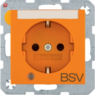 BER41101924 / Steckdose SCHUKO BSV BSF bel.S.1 matt or / EAN 4011334498162