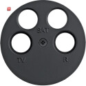 BERMAN0102317 / Z-Stk. Ant.Do 4Loch 1930 softtouch schw....