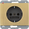 BERMAN0104217 / Steckdose SCHUKO erh BS K.5 Messing / EAN...