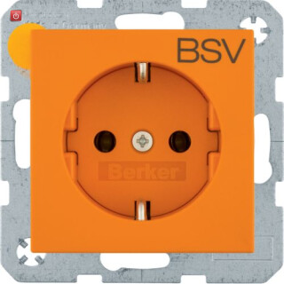 BER47431917 / Steckdose SCHUKO BSV S.1/B.x matt orange / EAN 4011334498308