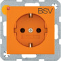 BER47431917 / Steckdose SCHUKO BSV S.1/B.x matt orange / EAN 4011334498308