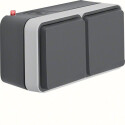 BER47843535 / Steckd. SCHUKO 2f waag ERHBS W1 gr / EAN...