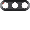 BERMAN0100417 / Rahmen 3fach 1930 softtouch schw. / EAN...