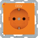BER47436017 / Steckdose SCHUKO BSV Q.x orange samt / EAN...