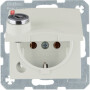 BER41638982 / Steckd. SCHUKO m SLK KD SLß S.1/B.x weiß / EAN 4011334436744