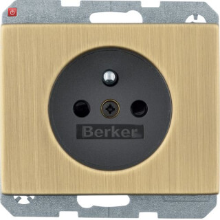 BERMAN0104417 / Steckdose m SK-Stift erh. BS K.5 Messing / EAN 4011334541172