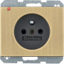 BERMAN0104417 / Steckdose m SK-Stift erh. BS K.5 Messing / EAN 4011334541172