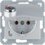 BER41631404 / Steckd. SCHUKO m SLK KD SLß S.1/B.x alu / EAN 4011334436775