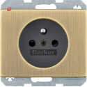BERMAN0104517 / Steckdose m SK-Stift erh. BS K.5 Messing...