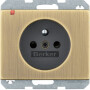 BERMAN0104517 / Steckdose m SK-Stift erh. BS K.5 Messing / EAN 4011334541189