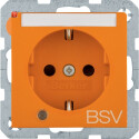 BER41108924 / Steckdose SCHUKO BSV BSF bel.S.1 glzd or /...