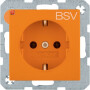 BER47238917 / Steckd. SCHUKO BSV EHBS S.1/B.x glzd or / EAN 4011334498278