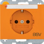 BER47397124 / Steckdose SCHUKO BSV BSF K.x orange / EAN 4011334498292