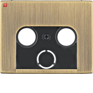 BERMAN0105817 / Zentralstück für Ant. 2/3Loch K5 Messing / EAN 4011334541318