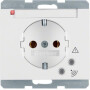 BER41527109 / Steckdose SCHUKO Üspgsch. K.1 polarweiß / EAN 4011334268369
