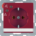 BER41086062 / Steckdose SCHUKO Üspgsch. Q.1/Q.3 rot...